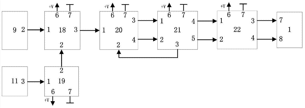 Co-spectrum transmission modulation and demodulation device for scatter communication