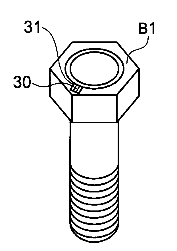 Fastening apparatus and system for detecting axial force thereof