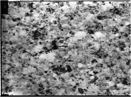 Nano-structure Ni-base composite electroplating solution containing nano Si3N4 particles and preparation method thereof