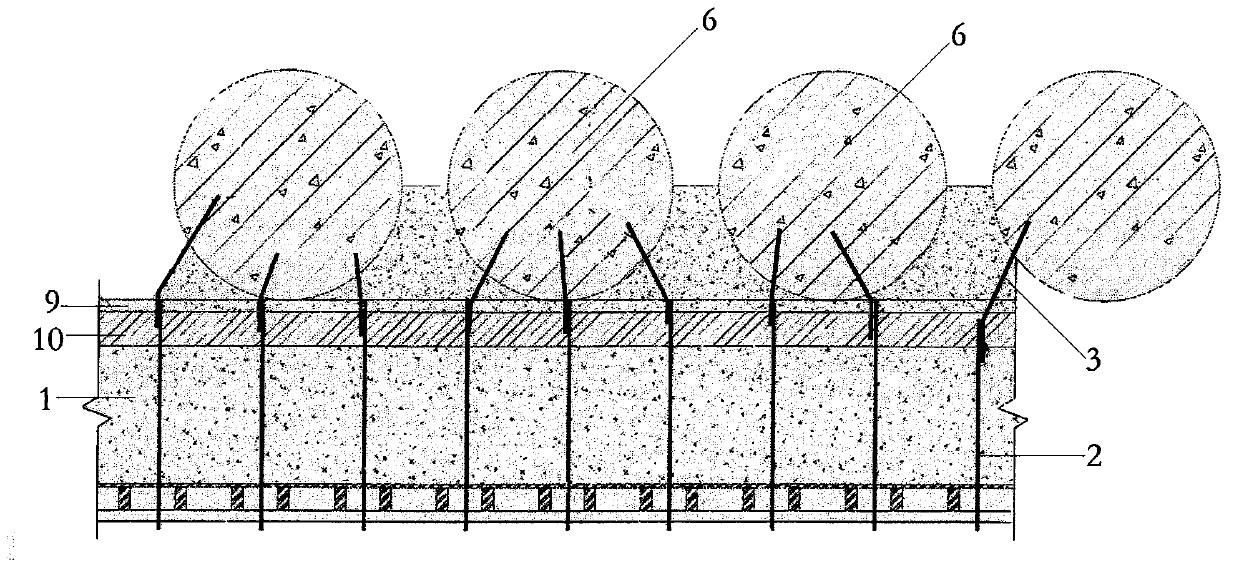 Basement exterior wall single-face formwork supporting system and construction method thereof