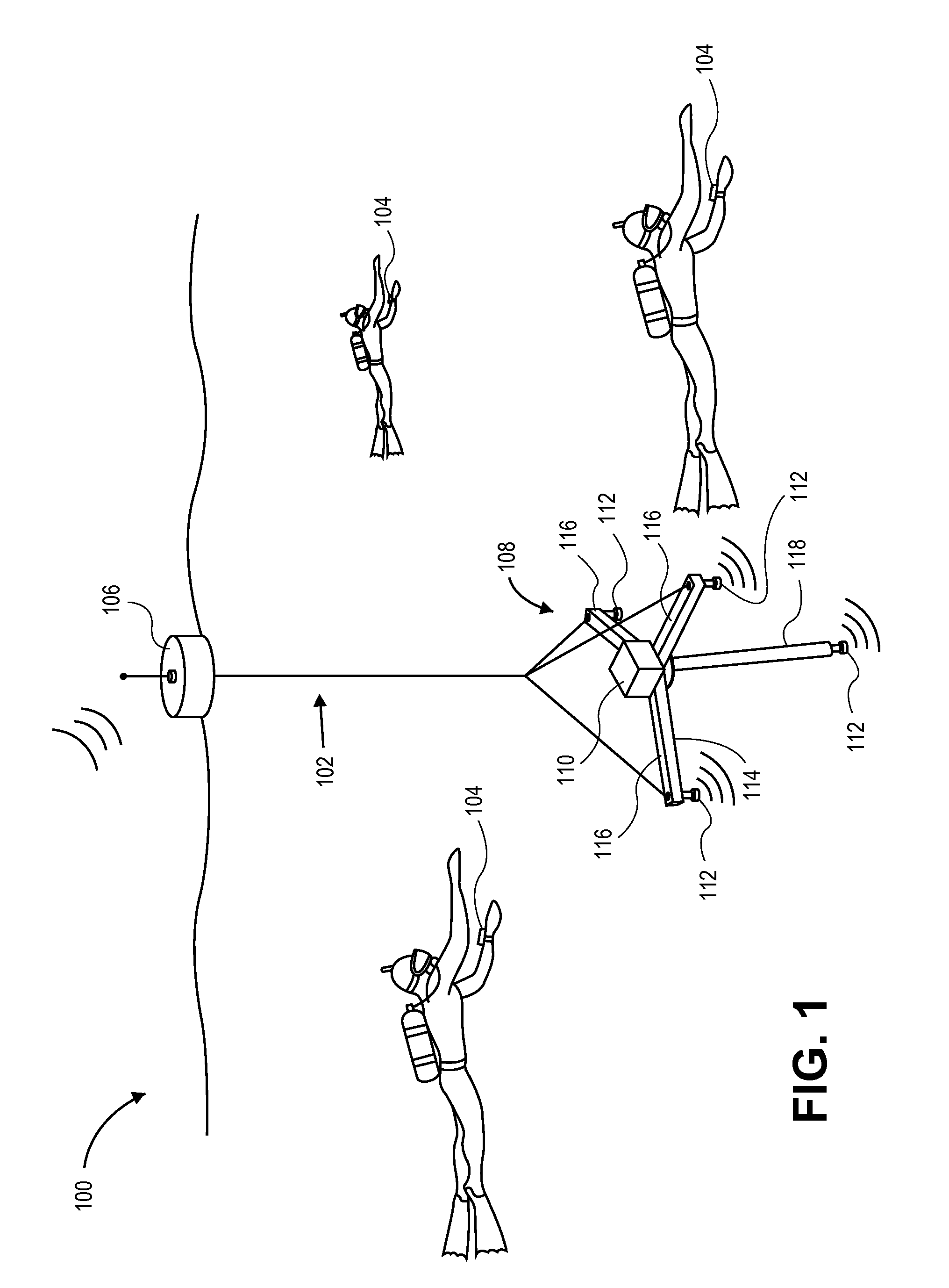 Underwater acoustic navigation systems and methods