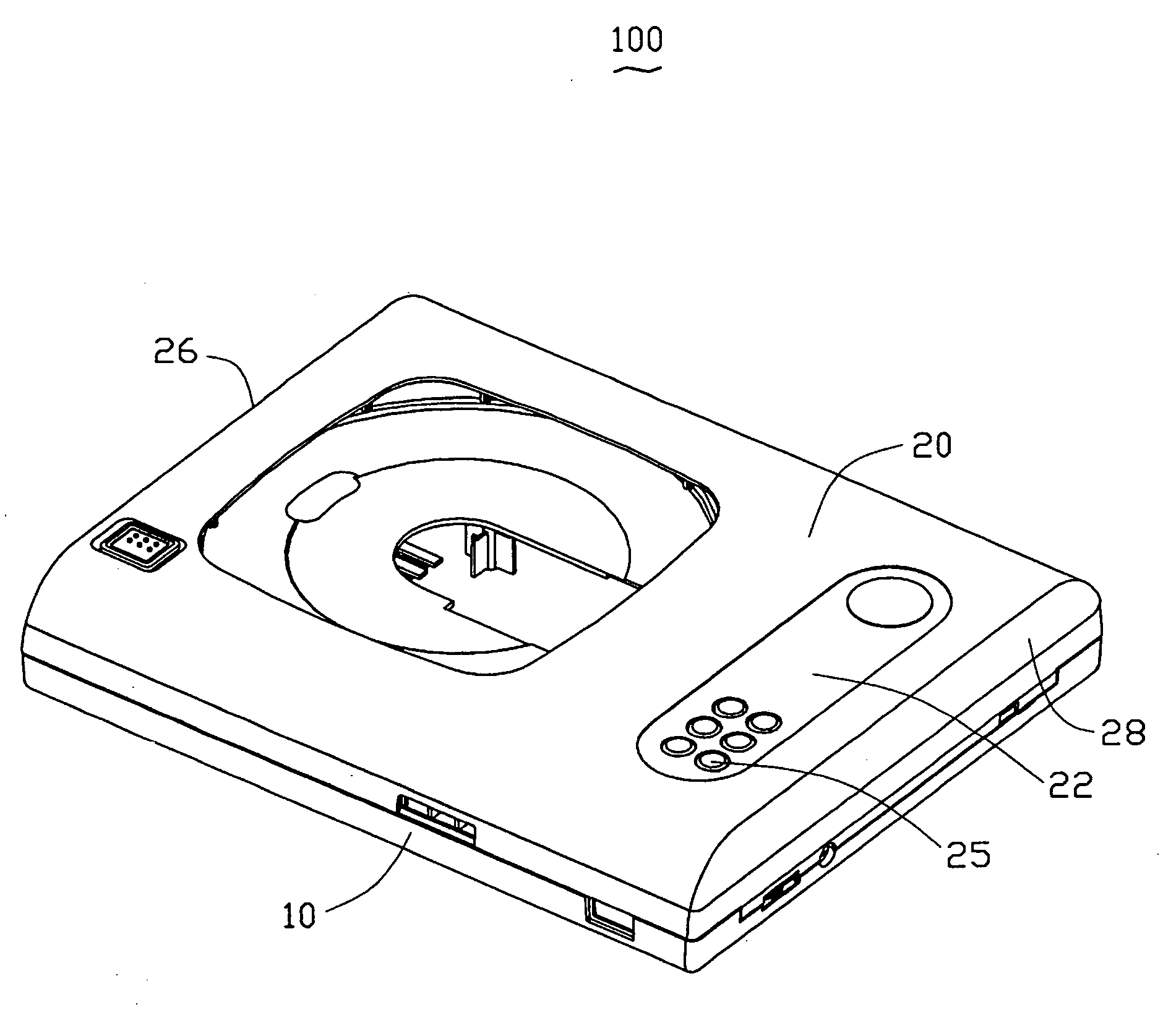 Video/audio player with remote-control unit