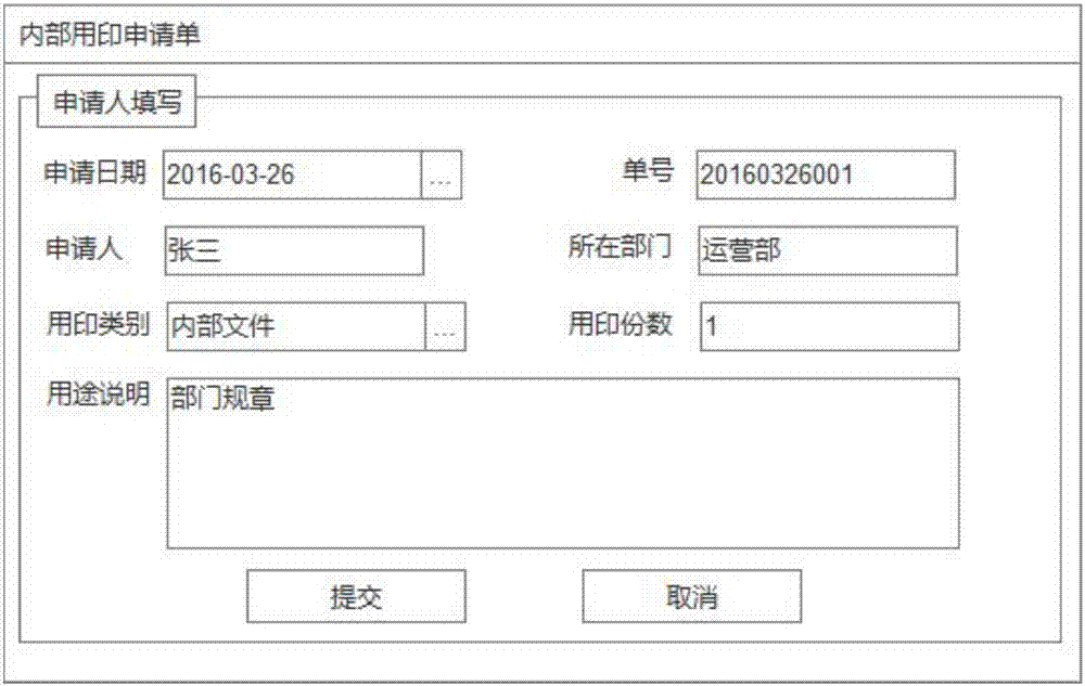 Form information input method and device