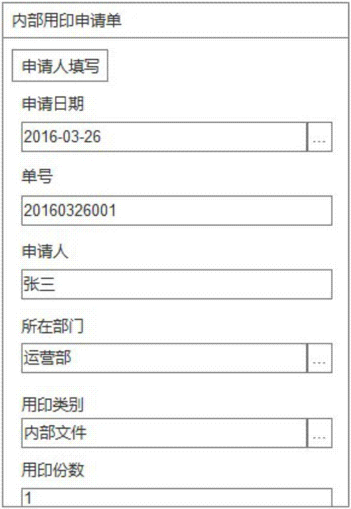 Form information input method and device