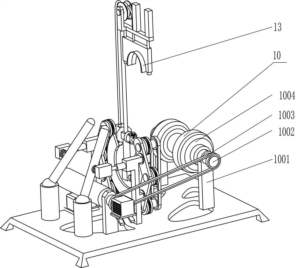 New energy automobile tire packaging equipment