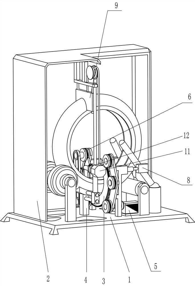 New energy automobile tire packaging equipment