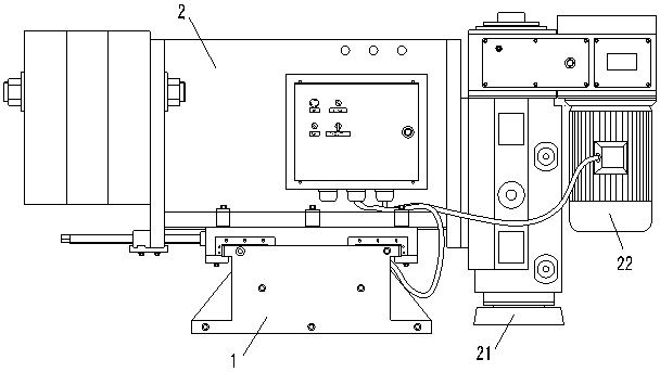 Special machine tool for machining plane of large equipment and machining method