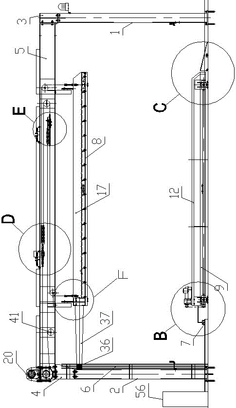 Car parking and taking method of sliding contact line charging type stereo garage unit