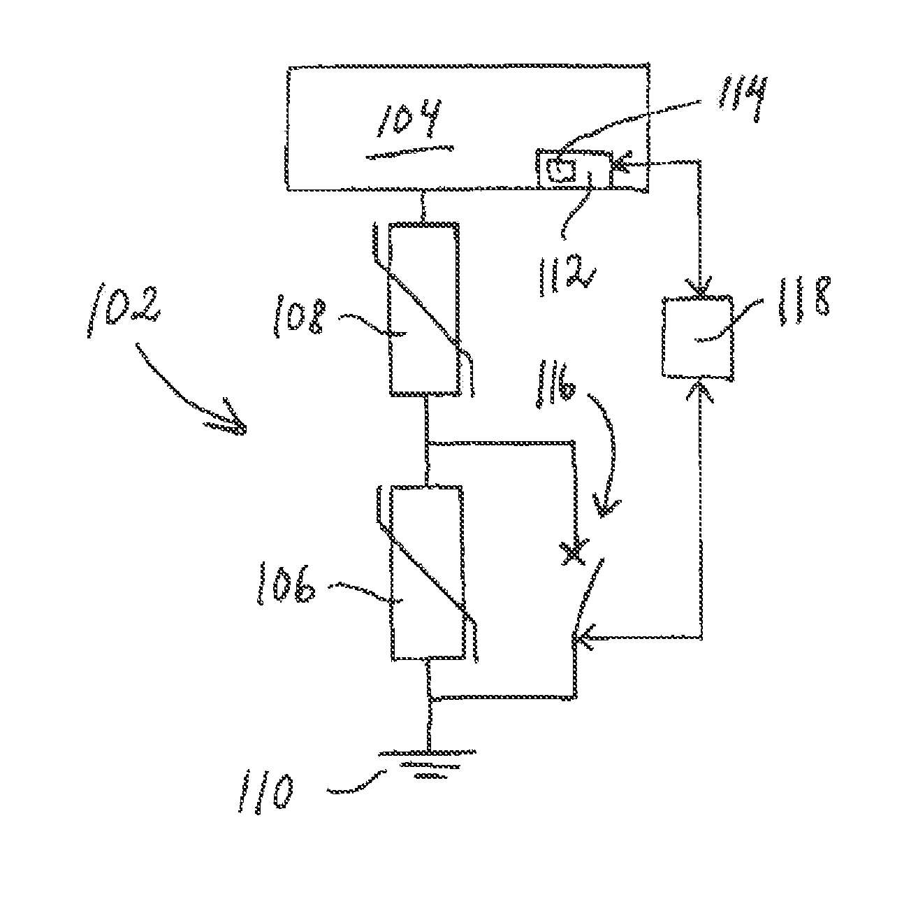 Method and a device for overvoltage protection, and an electric system with such a device