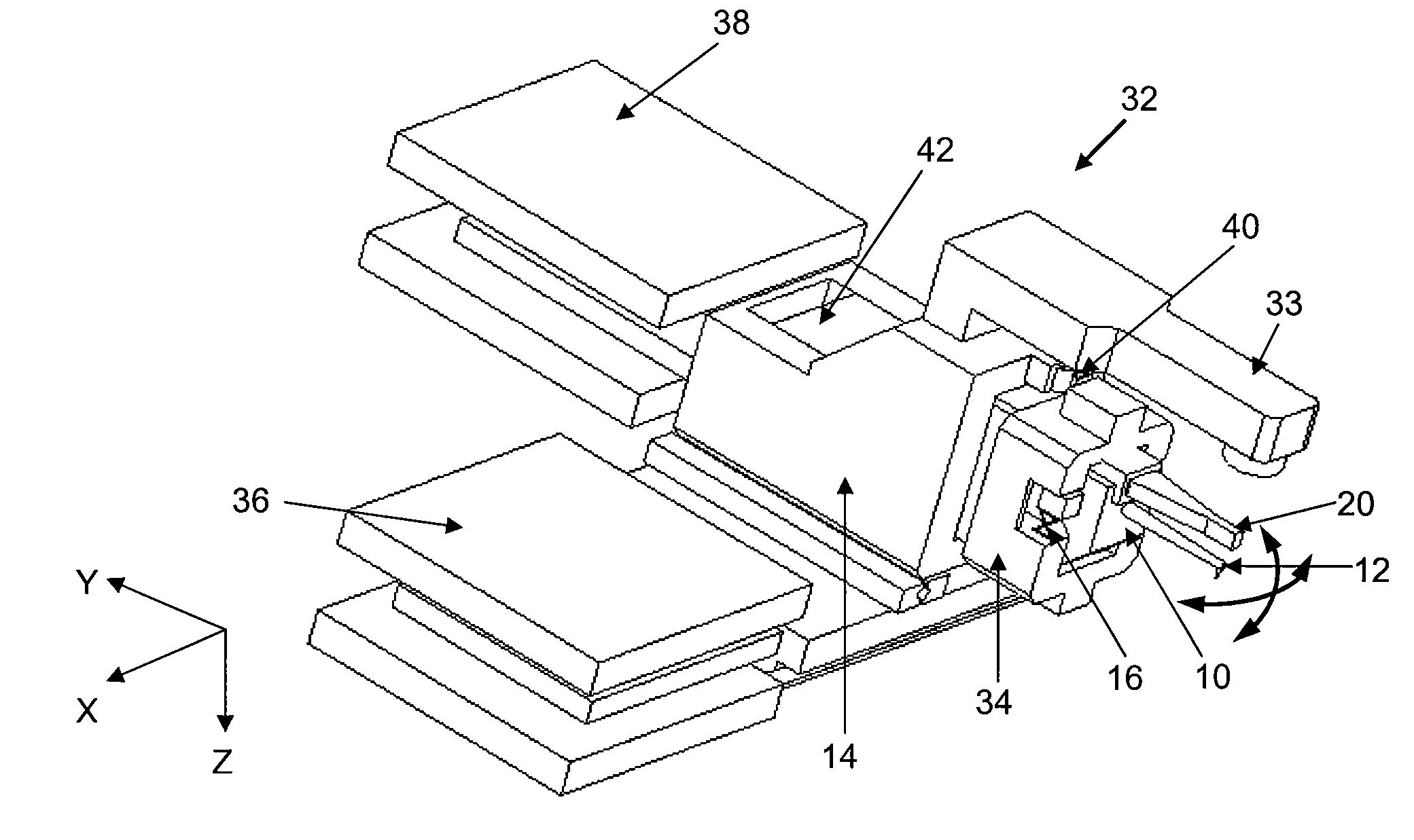 Wire bonding apparatus comprising rotary positioning stage