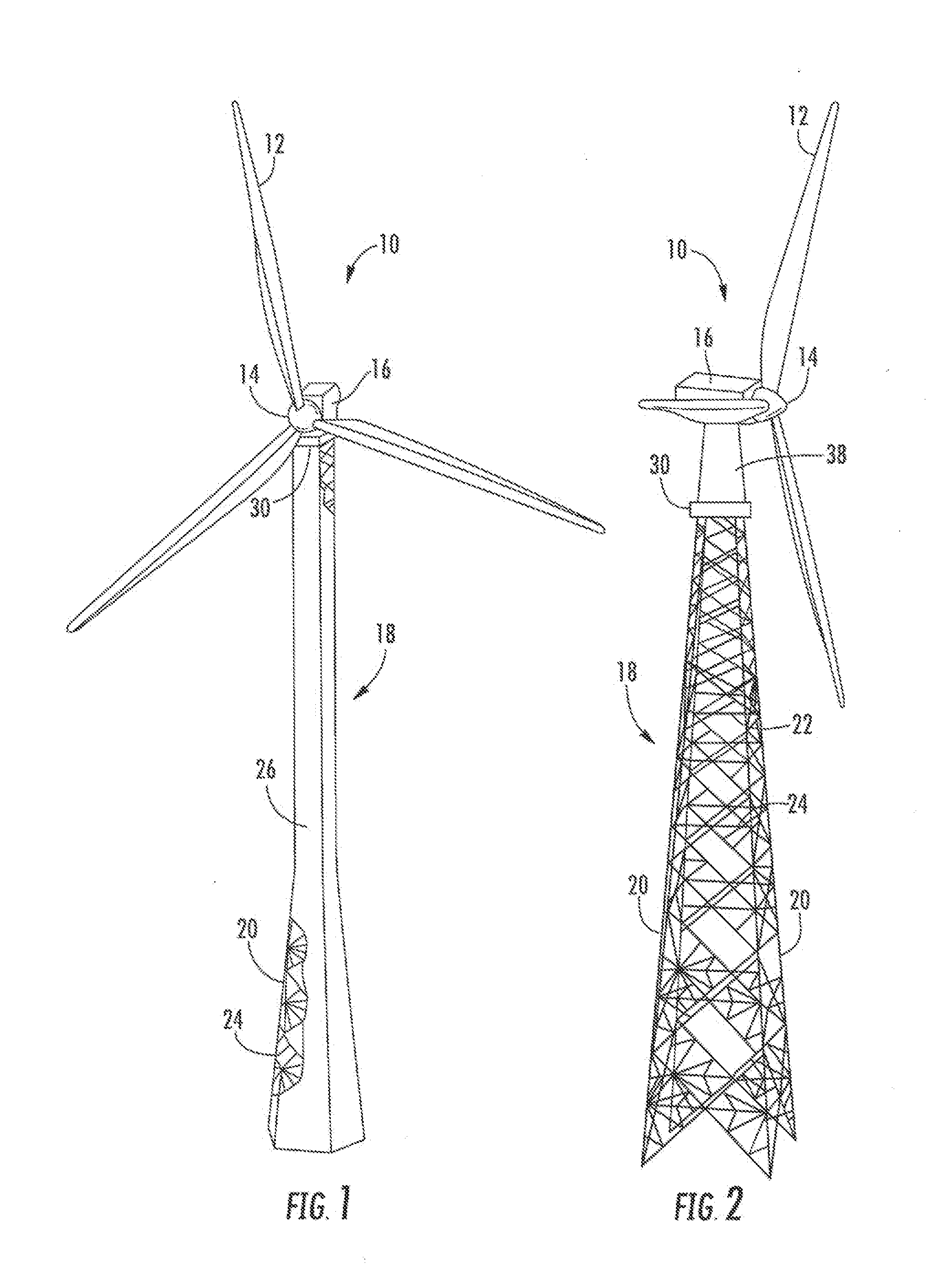 Adapter Configuration for a Wind Tower Lattice Structure