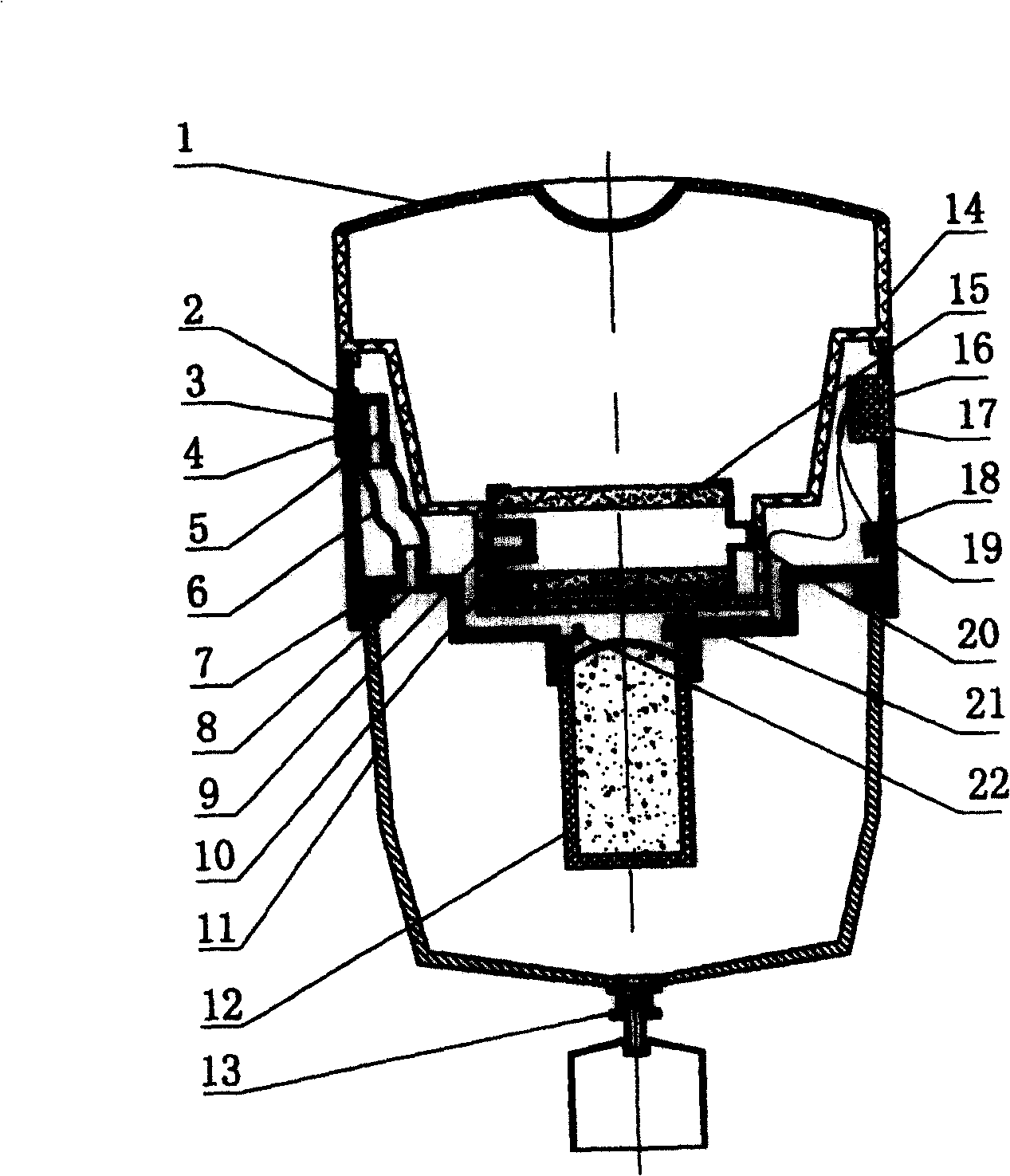 Filter element life detecting method and device for water purifier