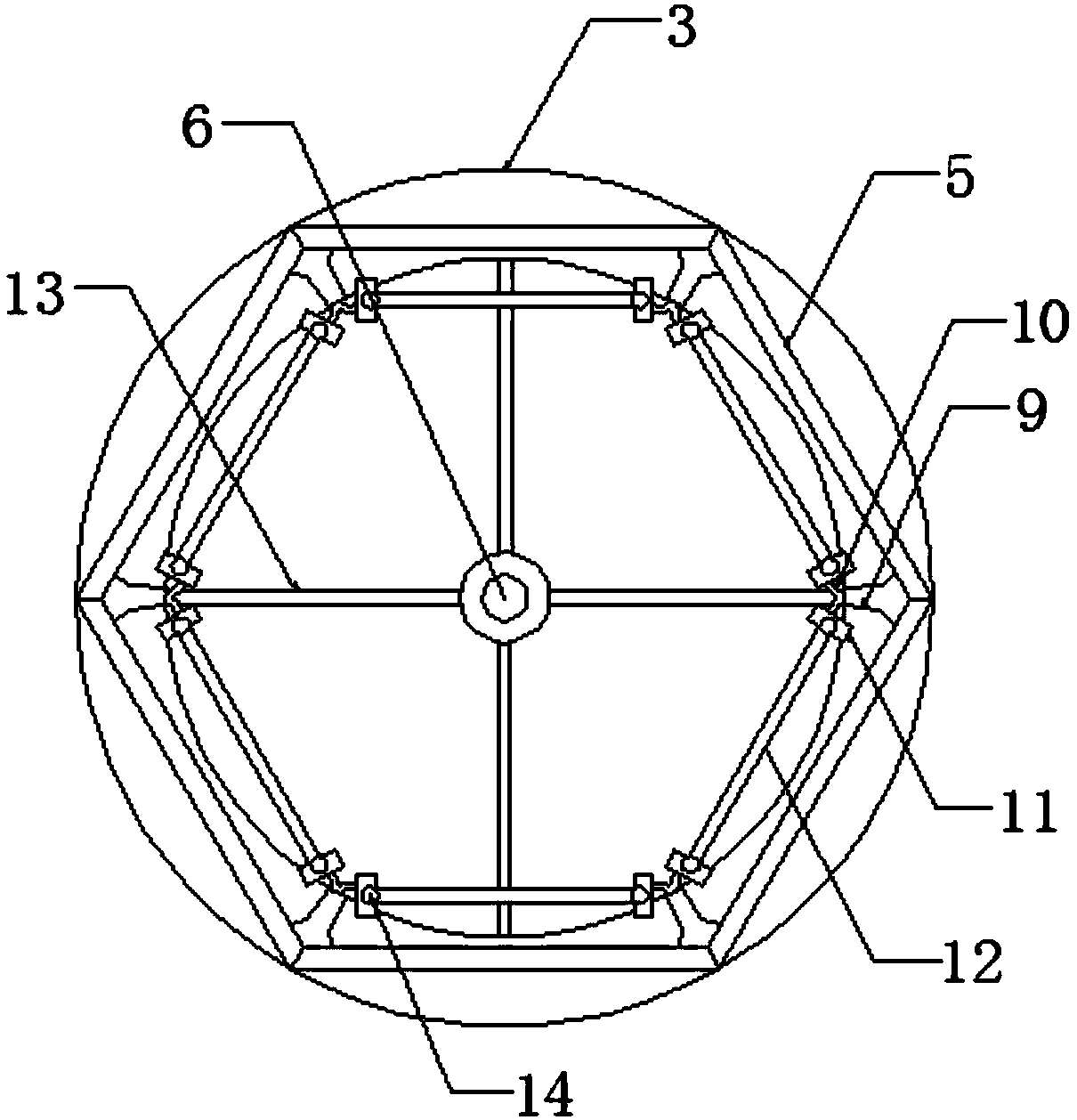 Surgical instrument radiation sterilizing device