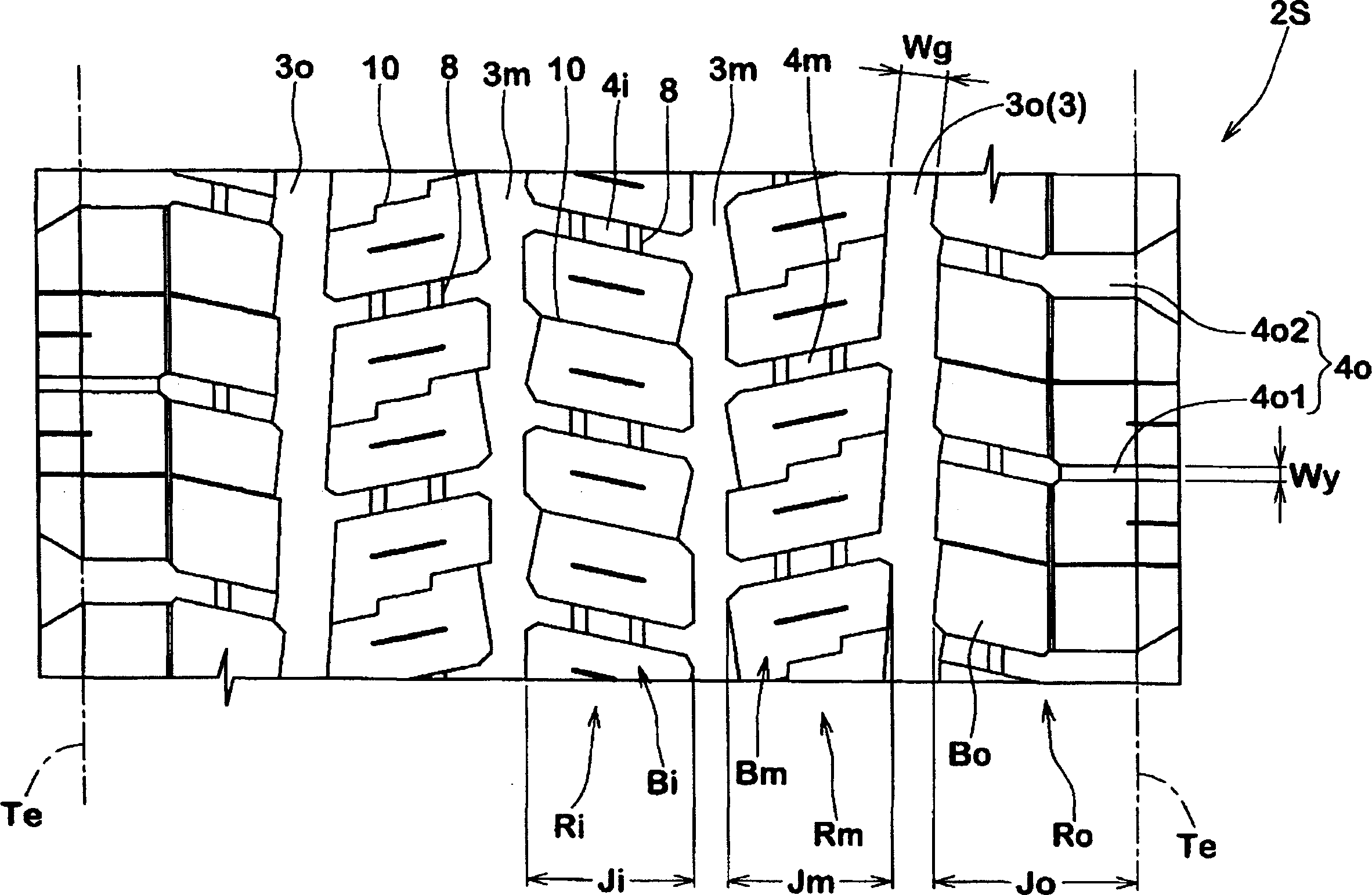 Loading tire