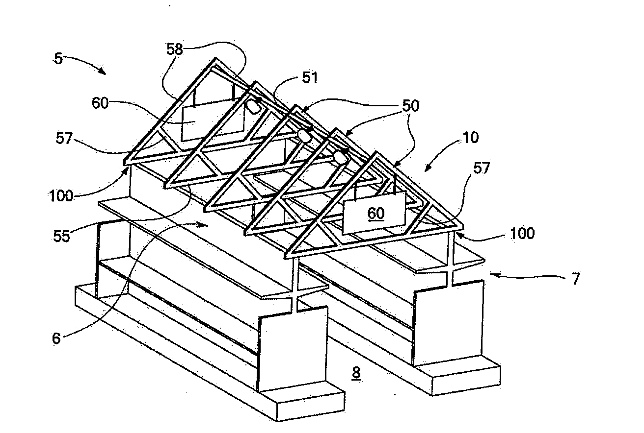Structural Display having Adjustable mounting  Widths for use in a Retail Environment