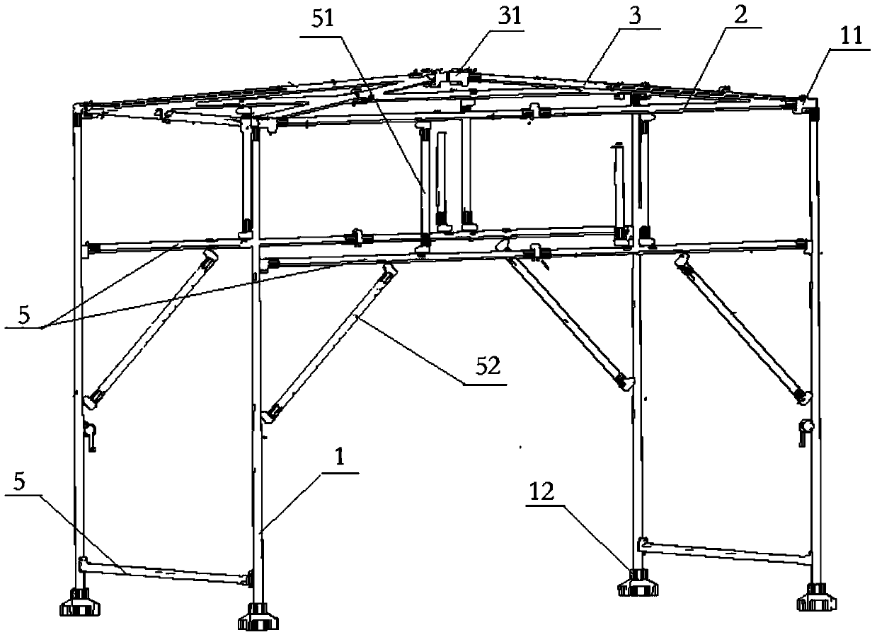 A portable outdoor maintenance house