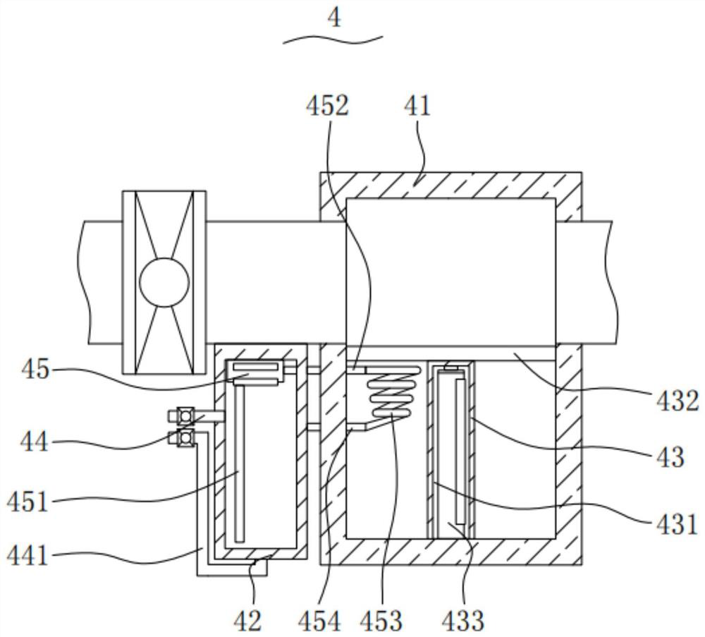 Intelligent building ventilation system with cold and hot adjusting assembly