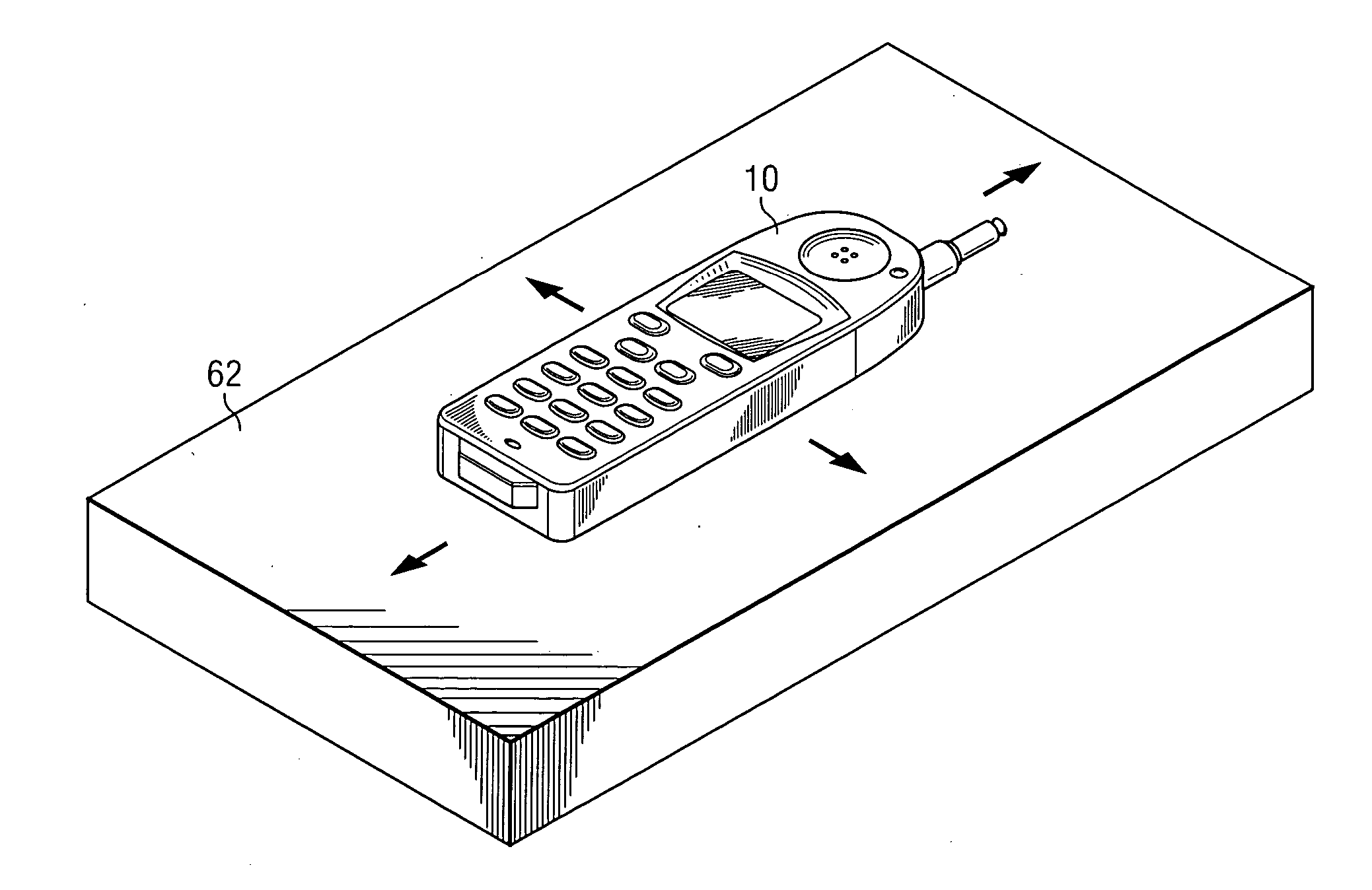 Wireless telephone handset with internet browsing capability