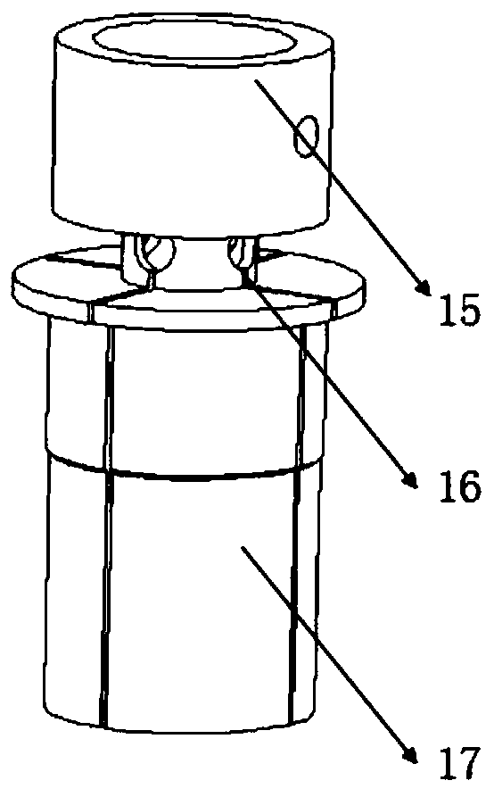 Heterogeneous component clamping device