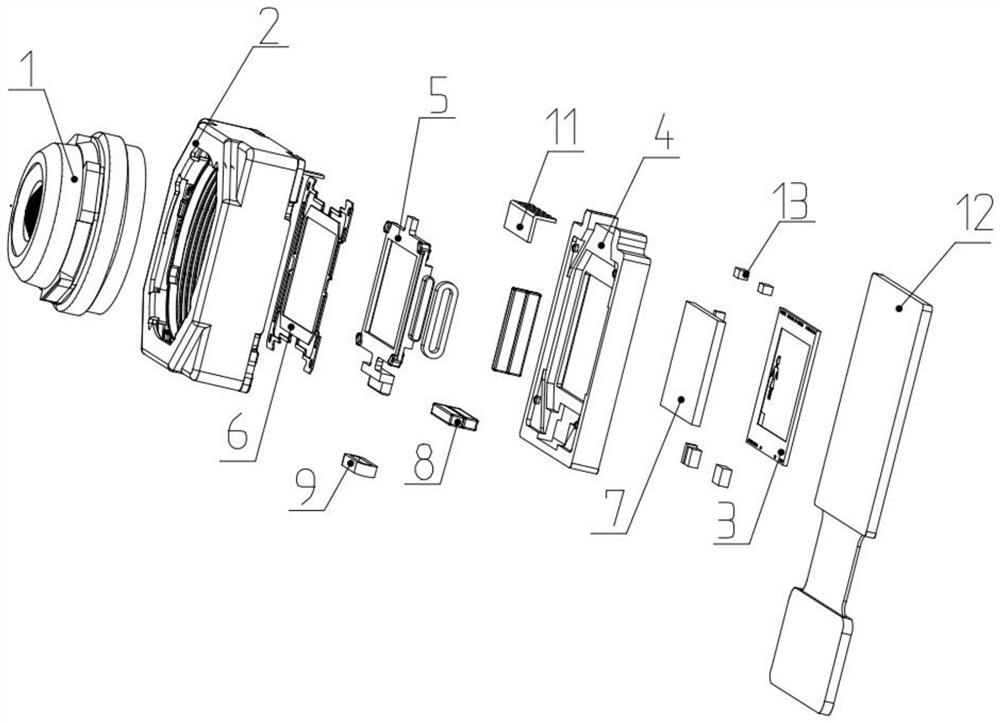 Super-resolution imaging device and electronic product