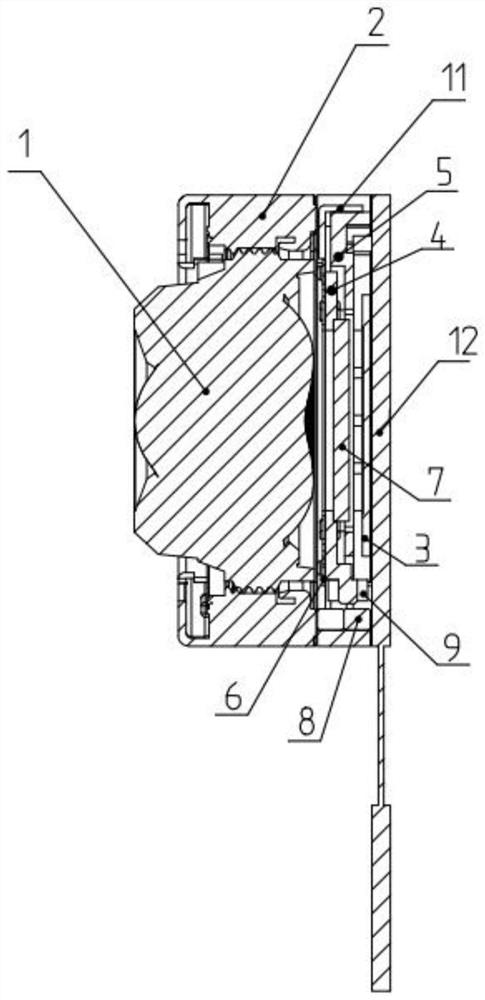 Super-resolution imaging device and electronic product