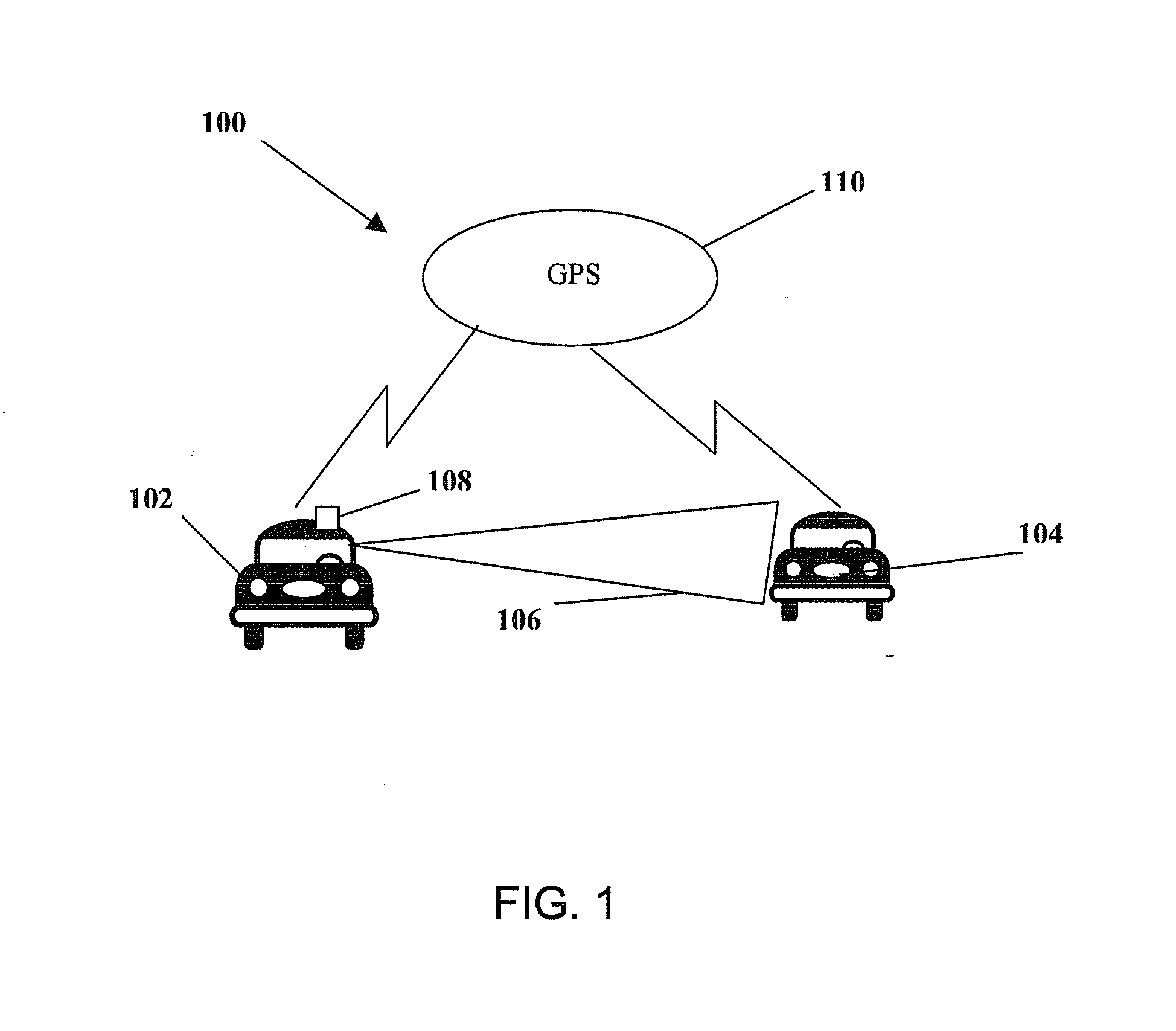 Method and system for blind spot identification and warning utilizing visual indicators