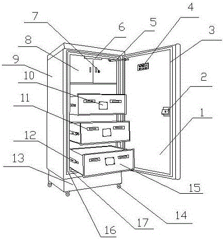 Legal document storage safety device