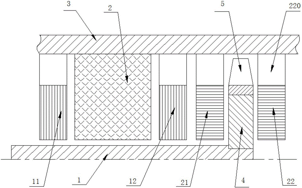 Air cooling structure of magnetic suspension motor
