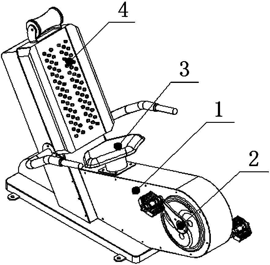 Novel contact point type back massager