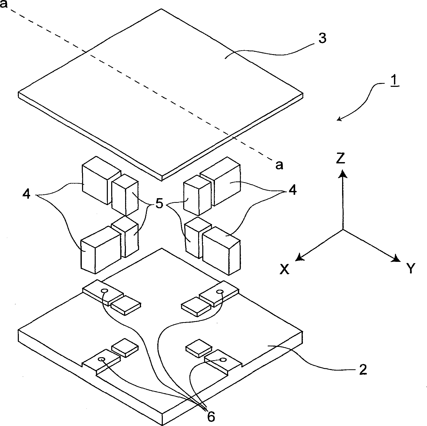 Deformable lens and optical pickup device including same