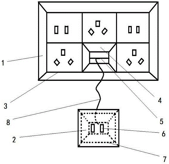 Shifted-out assembling type module socket