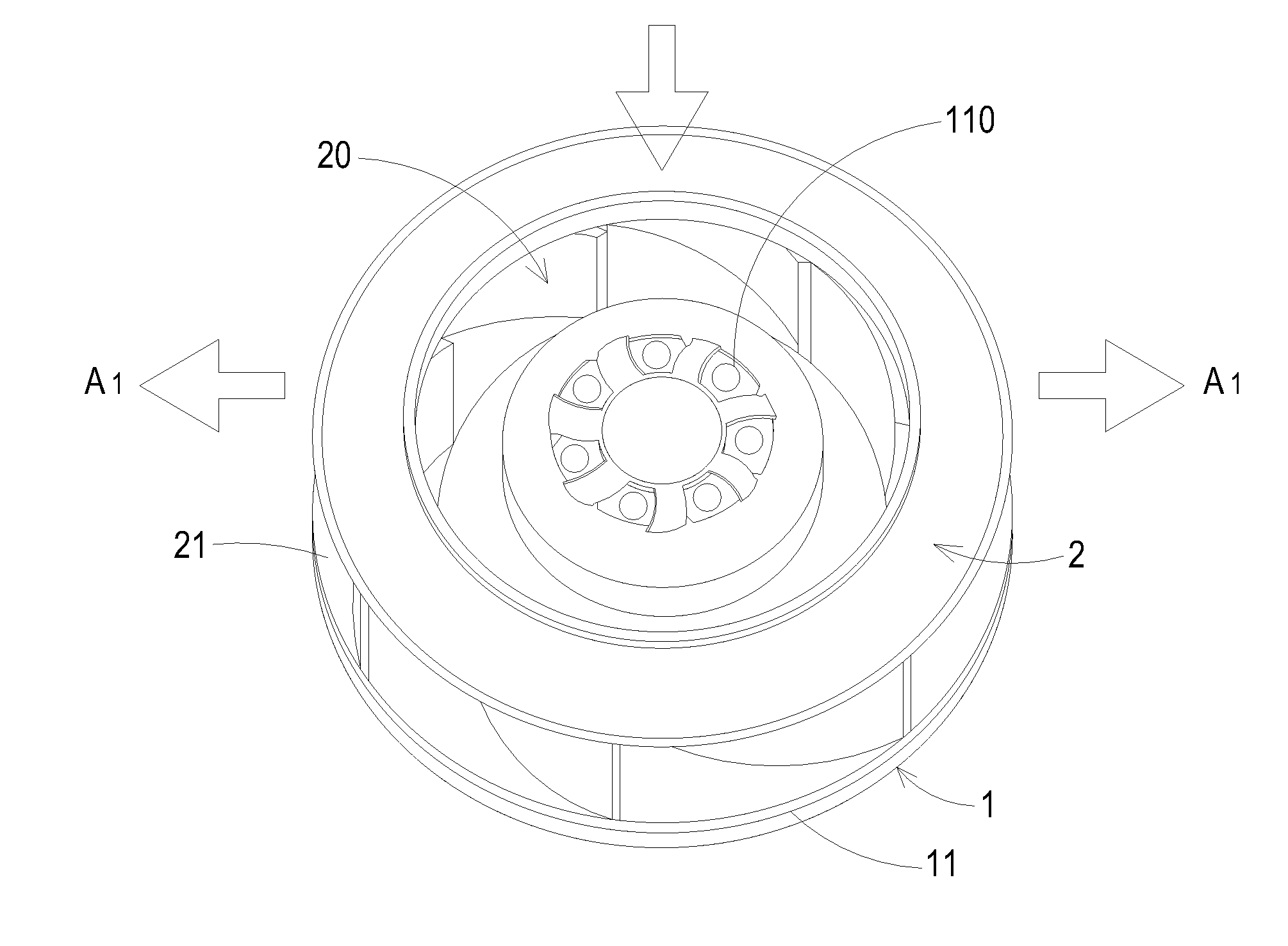 Phosphor wheel heat-dissipating module for laser projection system
