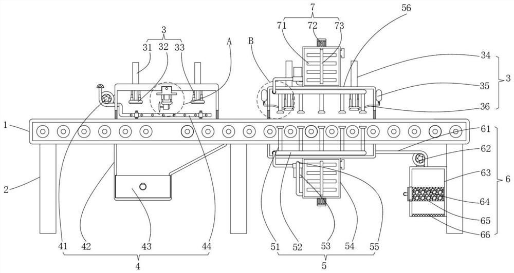 Plate splicing automatic production line