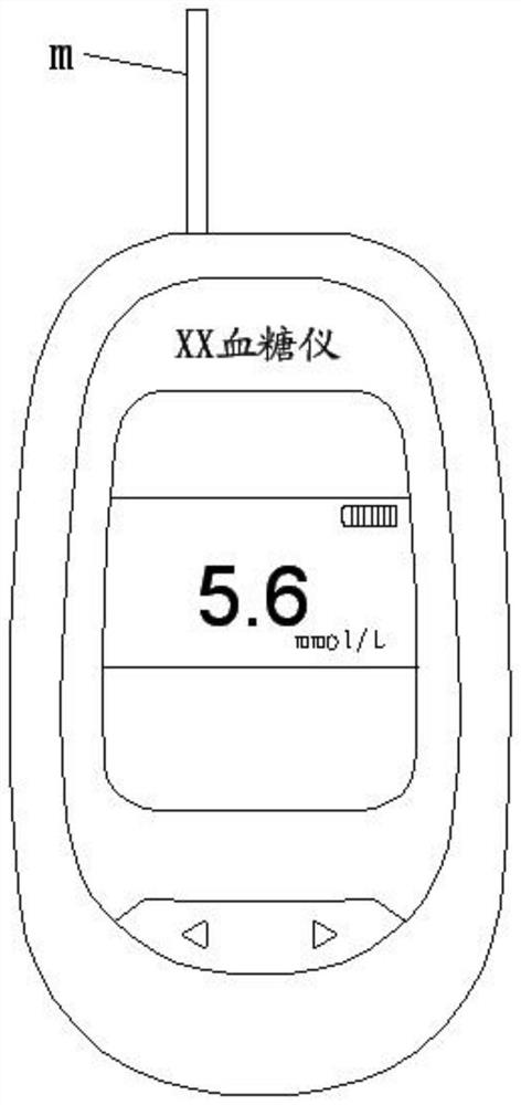 Automatic fixing method for glucometer test paper