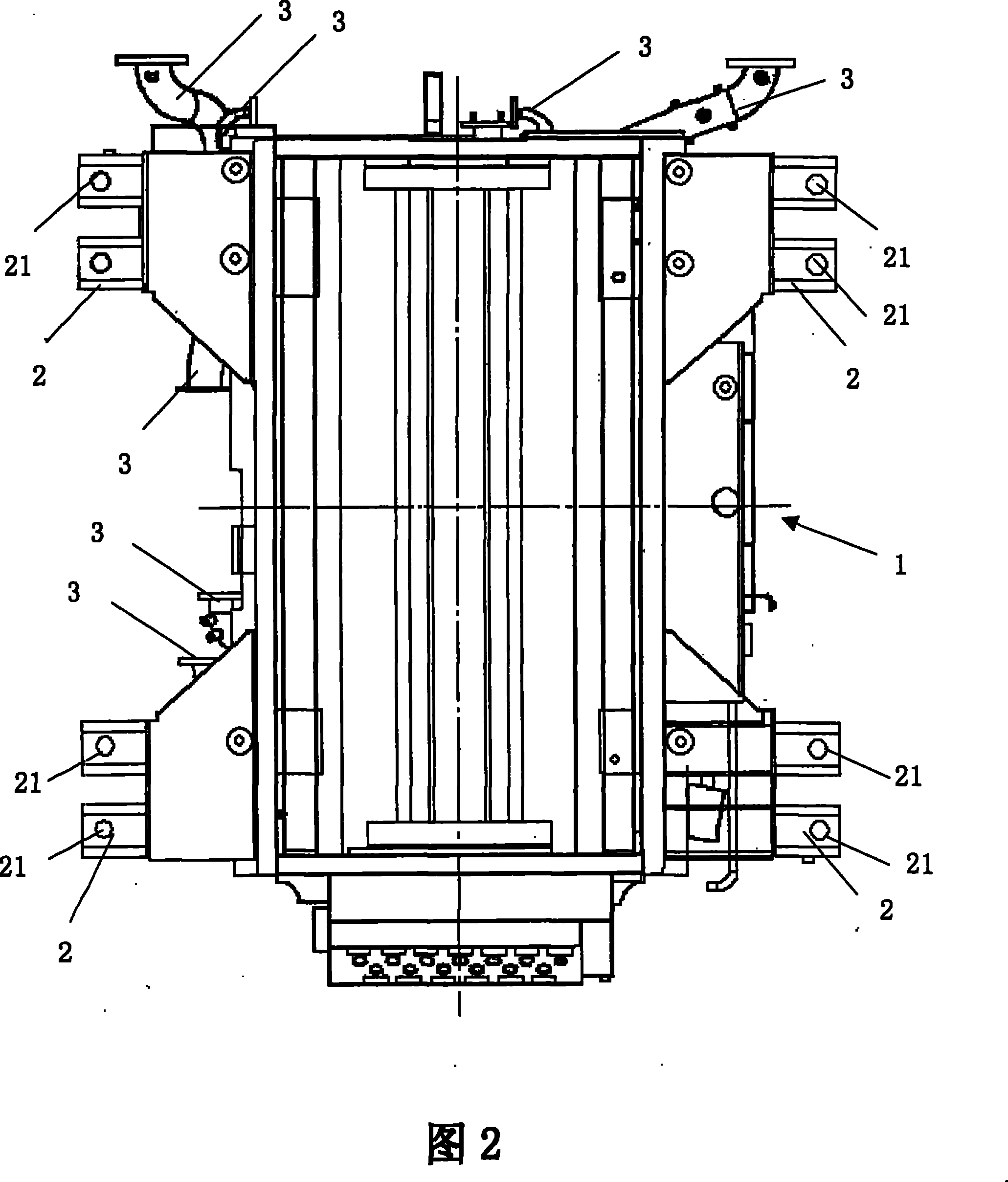 Method for manufacturing power decentralization and power centralization type transformer oil tank