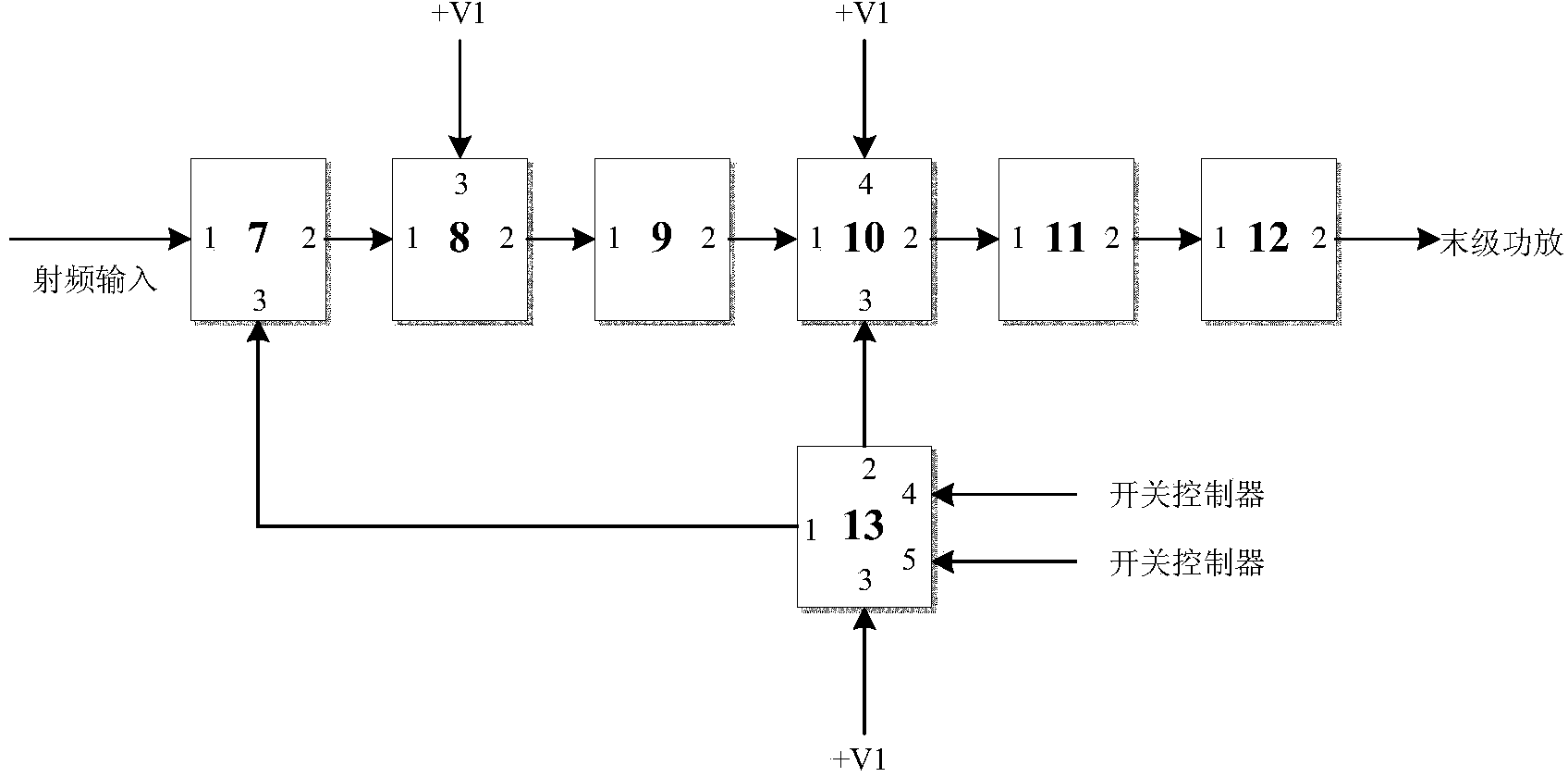 P-band high-power amplifier device
