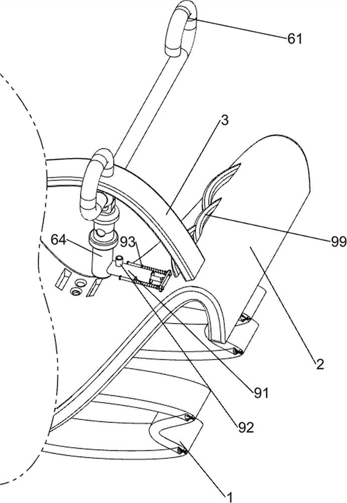 Device for cleaning carpet