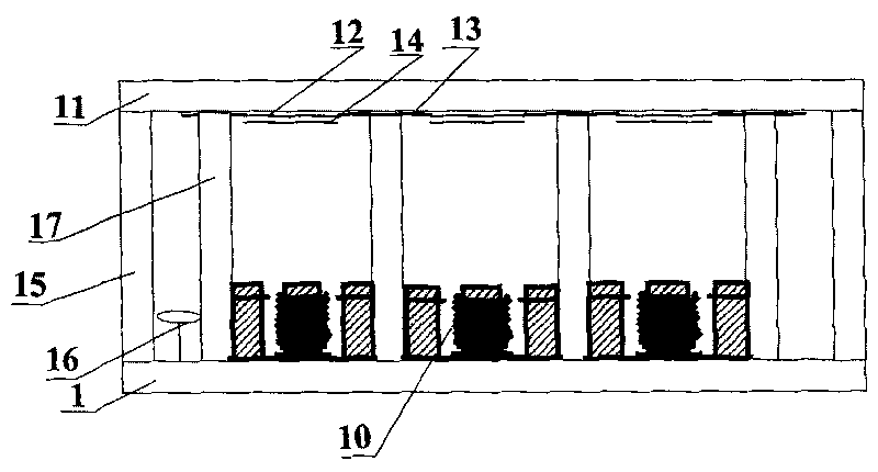 Hackle sidegrid-controlled structure panel display and its manufacturing method