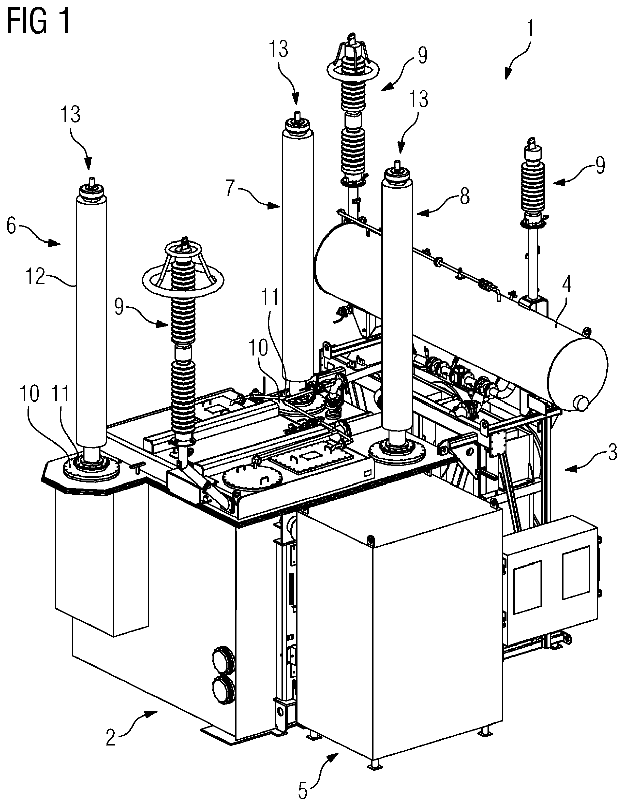 Transformer with insertable high voltage conductor