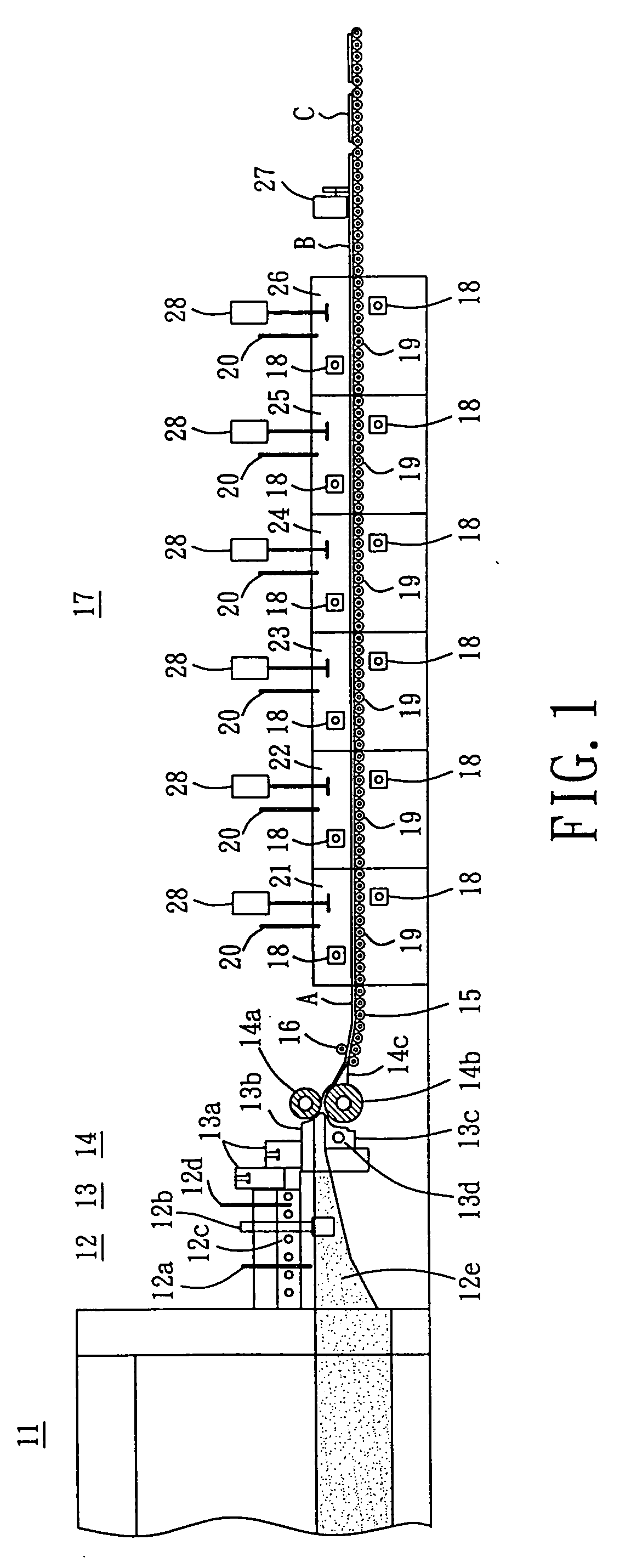 Continuous method and system for manufacturing a crystallized glass plate