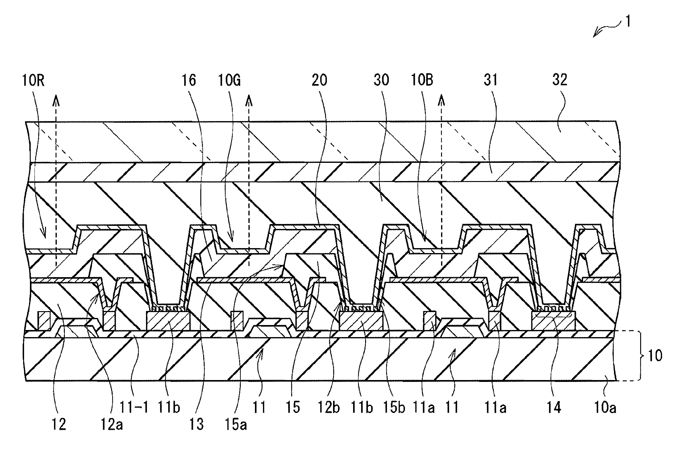 Organic light emitting device, method of manufacturing the same, display unit, and electronic device