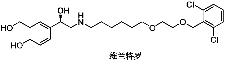 Preparation method of vilanterol intermediate