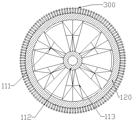 Solid plastic rubber wheel and manufacturing process thereof