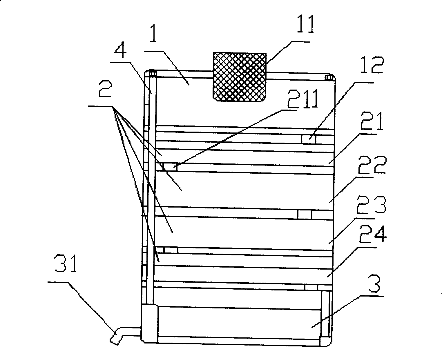 Direct drinking water bottle incorporating with unwanted ion recycling resin filter element filtering module