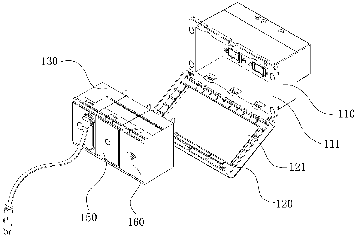 Embedded module electric box