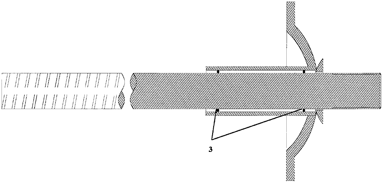 Sleeve assembly capable of improvinganti-shearing performance of anchor rod and anchor rod comprising sleeve assembly