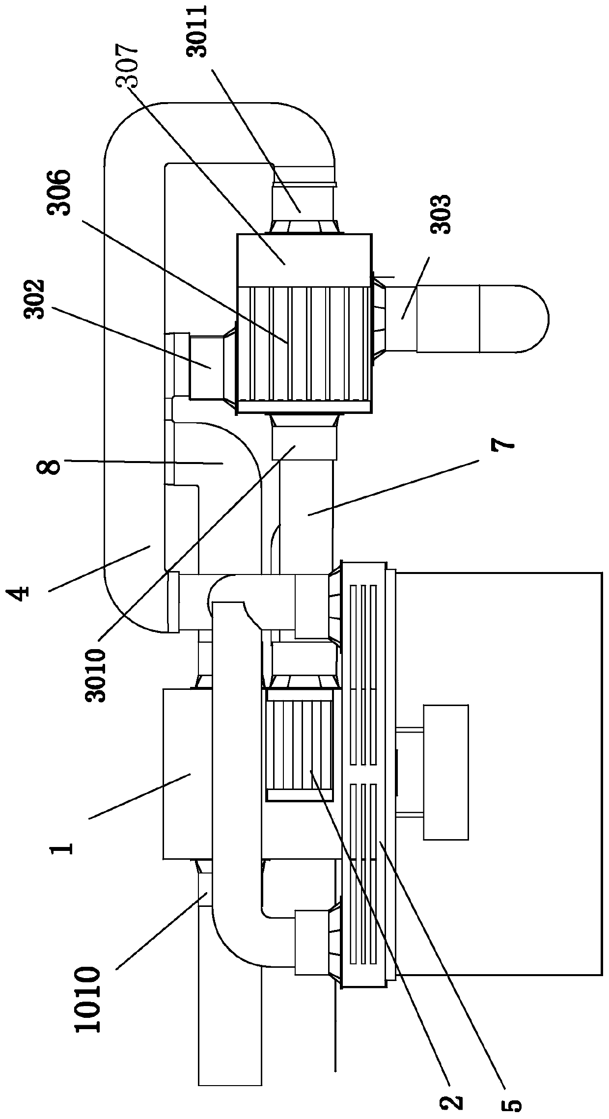 Kitchen total heat recovery fresh air ventilator