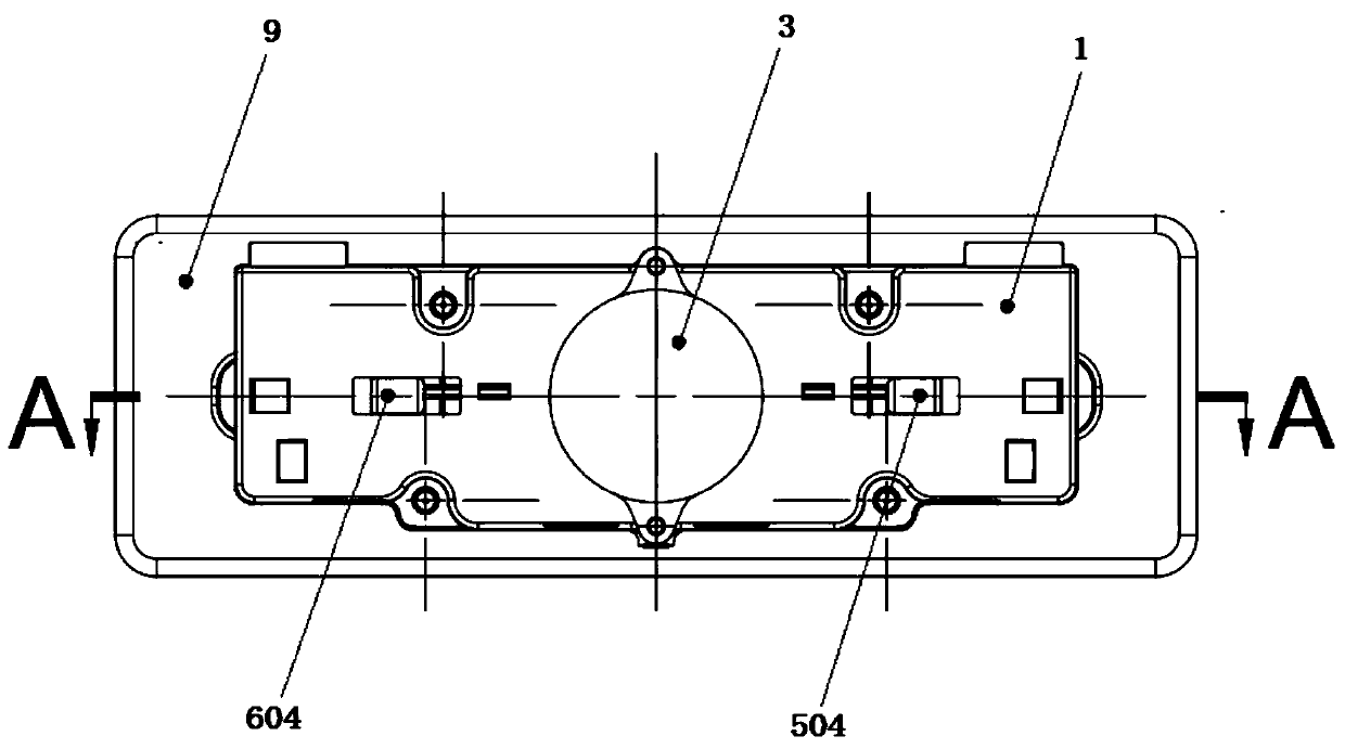 Lock with power connecting function