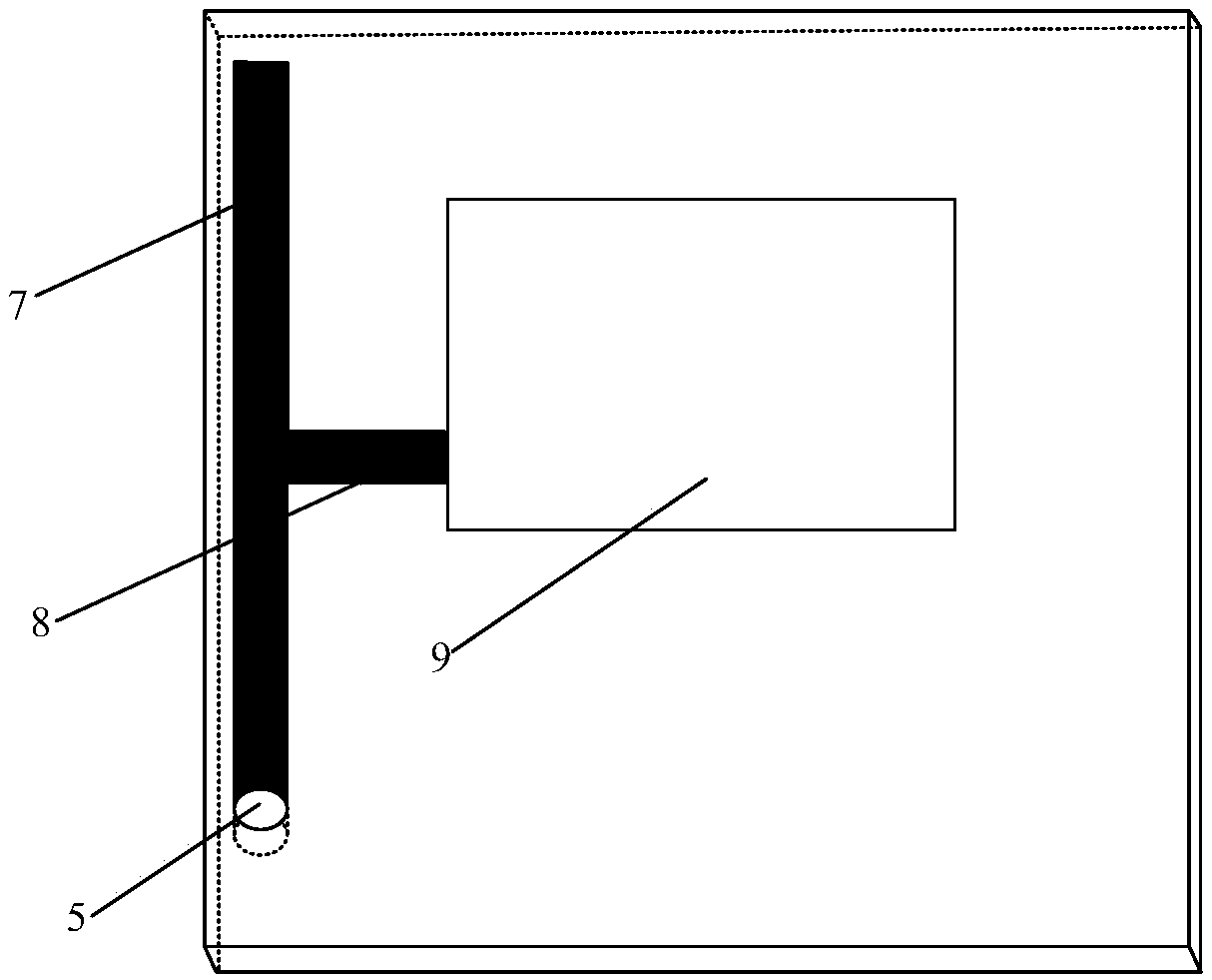 Miniature omnidirectional microstrip antenna