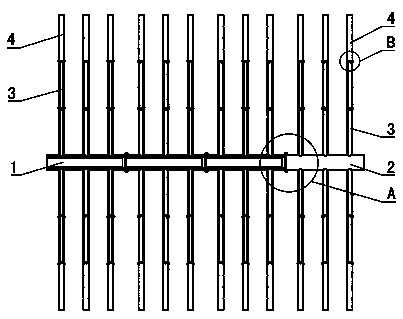 Dual-layer hot air distribution pipe